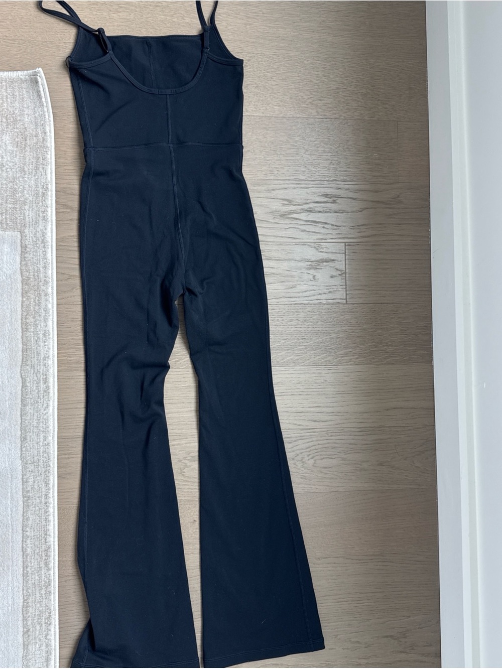 Wilfred Black Fitted Jumpsuit with Flared Legs - Picture 4 of 4